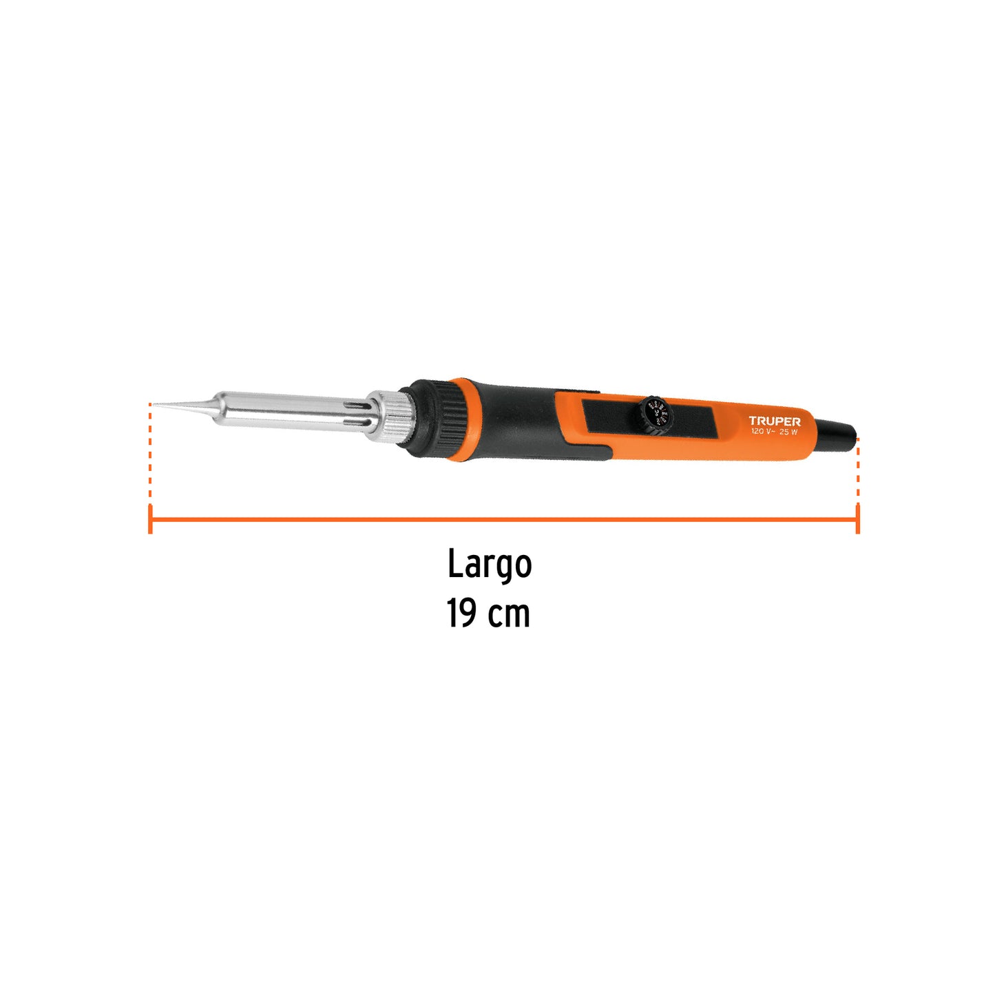 Kit soldadura electrónica con cautín de 25 W, temp regulable